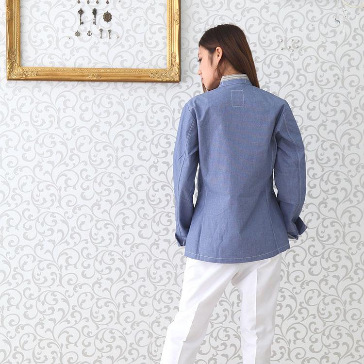 コート RA6523 HAKUI セブンユニフォーム 白衣 コックコート 長袖