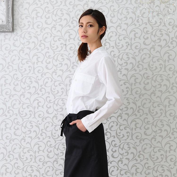 コートシャツ RH6696 HAKUI セブンユニフォーム コックシャツ 長袖 メンズ レディース カフェ 飲食店 厨房 制服 レストラン ユニフォーム コートシャツ RH6696 HAKUI セブンユニフォーム コックシャツ 長袖