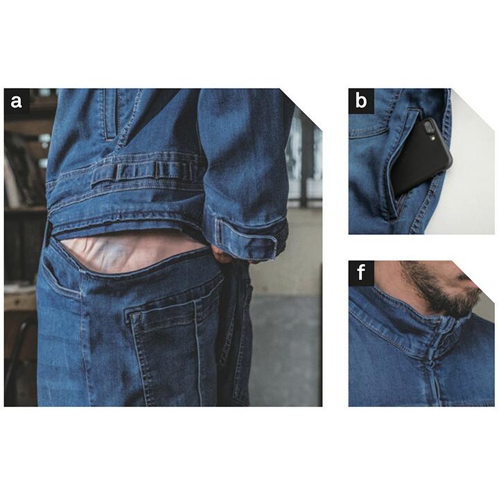 【男性用】デアリーマンつなぎ グレースエンジニアーズ】GE-653 デアリーマンつなぎ[通年用