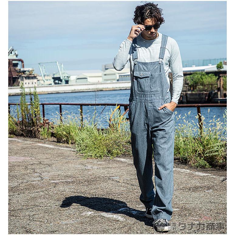 GRACE ENGINEER'S オーバーオール ヒッコリー 綿100％ GE-807 作業着