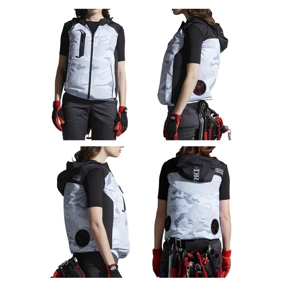 自重堂 空調服 ファン付き ベスト フルセット Z-DRAGON 74230 ファン