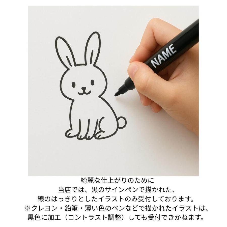 ≪ZIP! キテルネ!で紹介≫似顔絵 ハンカチ 子供の絵 プレゼント 2枚組