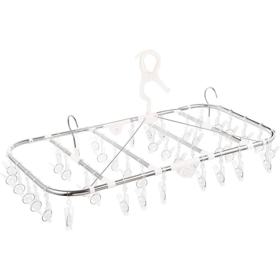 チチロバ(TITIROBA) ピンチハンガー 42ピンチ 角ハンガー 引っ張るだけ