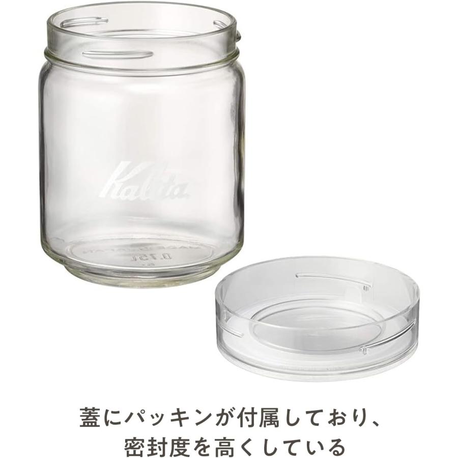 Kalita (カリタ) キャニスター All Clear Bottle 250 750ml (コーヒー豆約250g) クリア おしゃれ コーヒー用品 日本製 | Kalita | 05