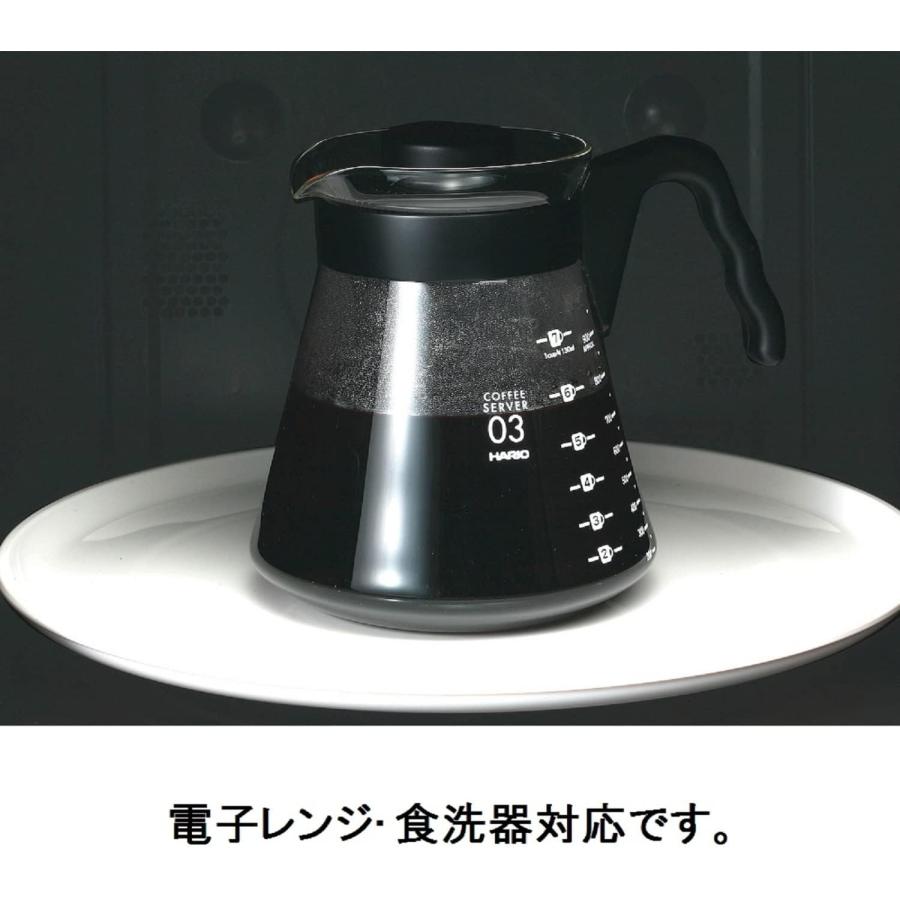 HARIO(ハリオ) V60コーヒーサーバー コーヒーポット 実用容量1000ml ブラック VCS-03B おしゃれ コーヒー用品 日本製 | HARIO | 01