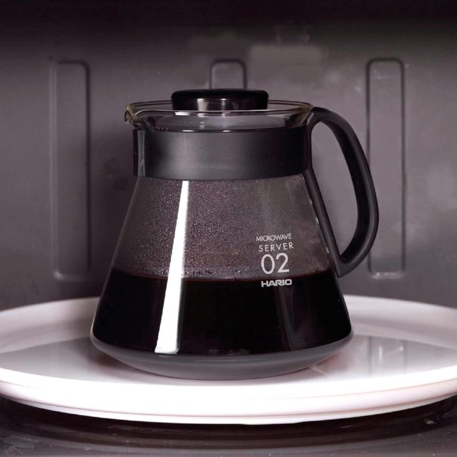 HARIO(ハリオ) V60コーヒーサーバー コーヒーポット 電子レンジ対応 ブラック 360ml XVD-36B おしゃれ コーヒー用品 日本製 | HARIO | 04