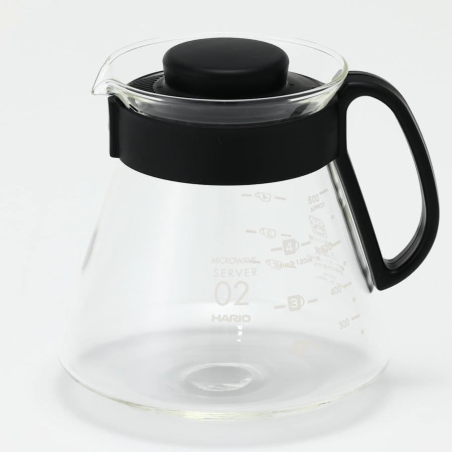 HARIO(ハリオ) V60コーヒーサーバー コーヒーポット 電子レンジ対応 ブラック 600ml XVD-60B おしゃれ コーヒー用品 日本製 | HARIO | 06