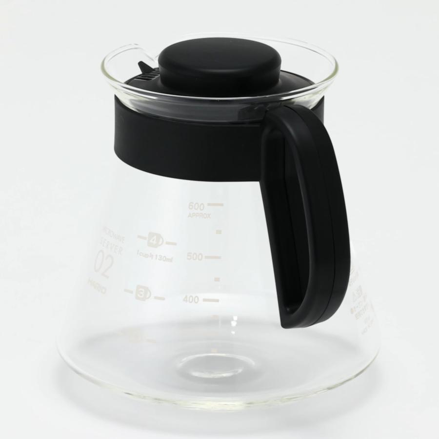 HARIO(ハリオ) V60コーヒーサーバー コーヒーポット 電子レンジ対応 ブラック 600ml XVD-60B おしゃれ コーヒー用品 日本製 | HARIO | 07