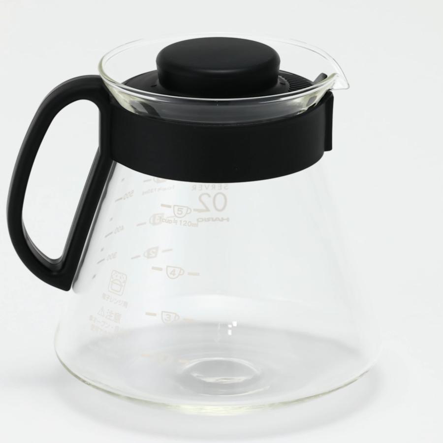HARIO(ハリオ) V60コーヒーサーバー コーヒーポット 電子レンジ対応 ブラック 600ml XVD-60B おしゃれ コーヒー用品 日本製 | HARIO | 09