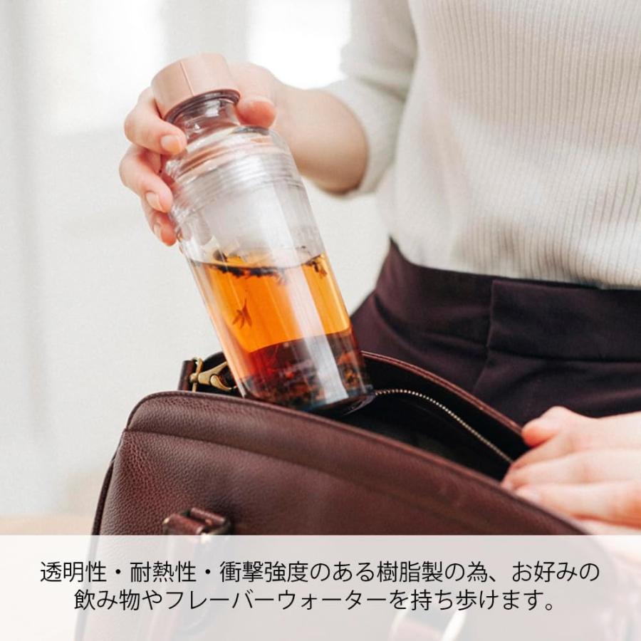 HARIO (ハリオ) フィルターインボトル ポータブル スモーキーグリーン 樹脂製 400ml 茶こし付き FIBP-40-SG プレゼント おしゃれ 日本製 | HARIO | 02