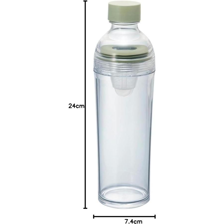 HARIO (ハリオ) フィルターインボトル ポータブル スモーキーグリーン 樹脂製 400ml 茶こし付き FIBP-40-SG プレゼント おしゃれ 日本製 | HARIO | 07