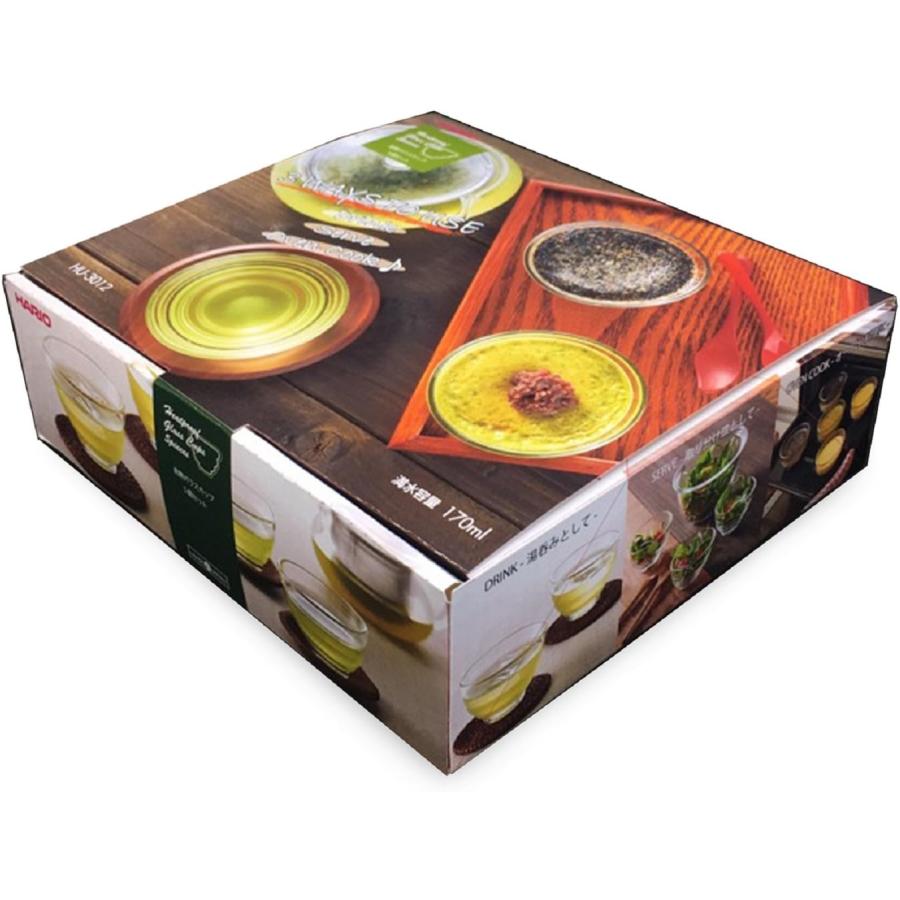 HARIO(ハリオ) 耐熱ガラスカップ5個セット 電子レンジ オーブン 食洗機対応 170ml HU-3012 プレゼント おしゃれ キッチン用品 日本製 | HARIO | 10