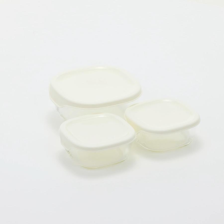 HARIO(ハリオ)耐熱 ガラス製 保存容器 ホワイト KST-2012-OW 3個入 プレゼント ギフト おしゃれ キッチン用品 日本製 | HARIO | 06