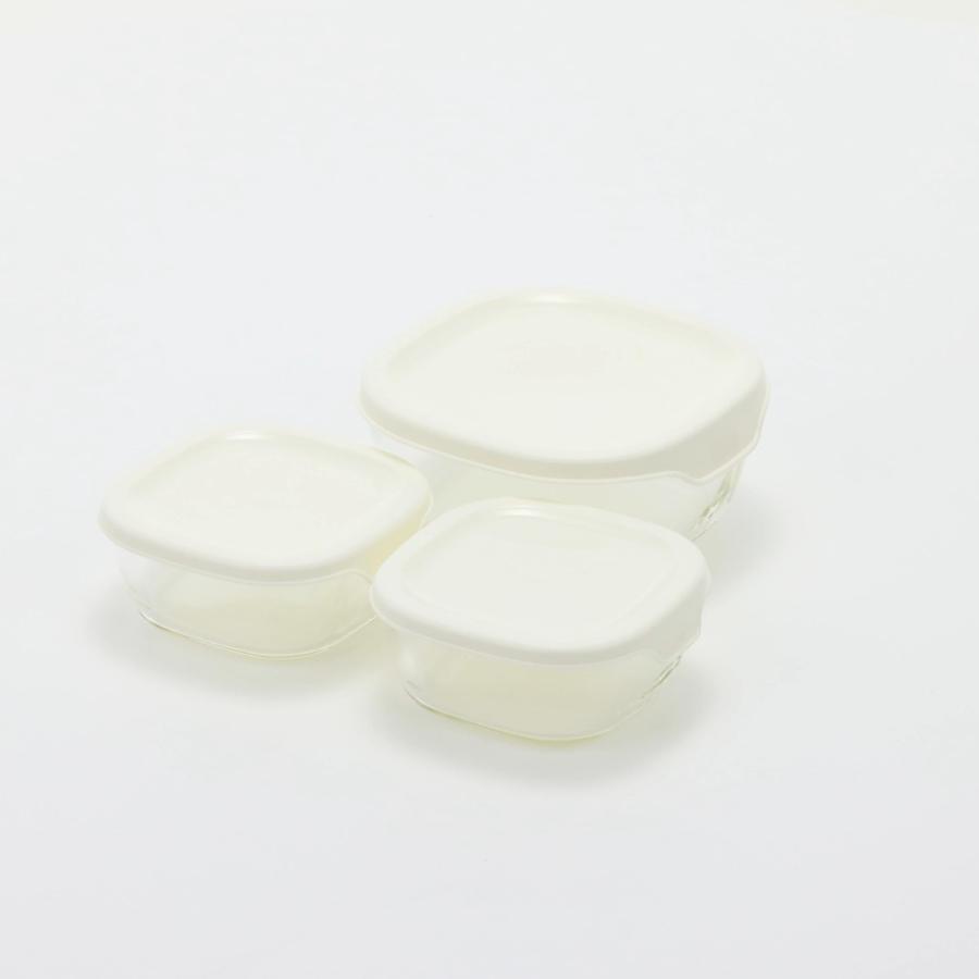 HARIO(ハリオ)耐熱 ガラス製 保存容器 ホワイト KST-2012-OW 3個入 プレゼント ギフト おしゃれ キッチン用品 日本製 | HARIO | 07