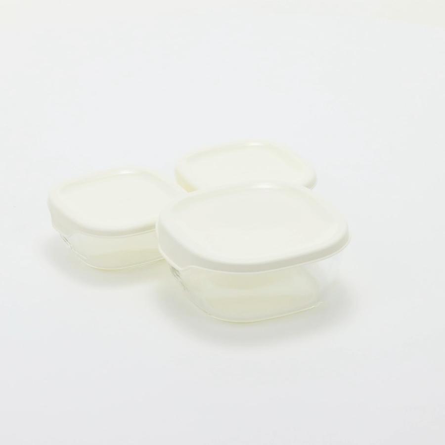 HARIO(ハリオ)耐熱 ガラス製 保存容器 ホワイト KST-2012-OW 3個入 プレゼント ギフト おしゃれ キッチン用品 日本製 | HARIO | 09