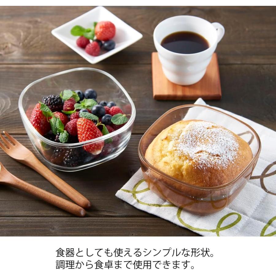 HARIO(ハリオ)耐熱 ガラス製 保存容器 レッド KST-2012-R 3個入 プレゼント ギフト おしゃれ キッチン用品 日本製 | HARIO | 02