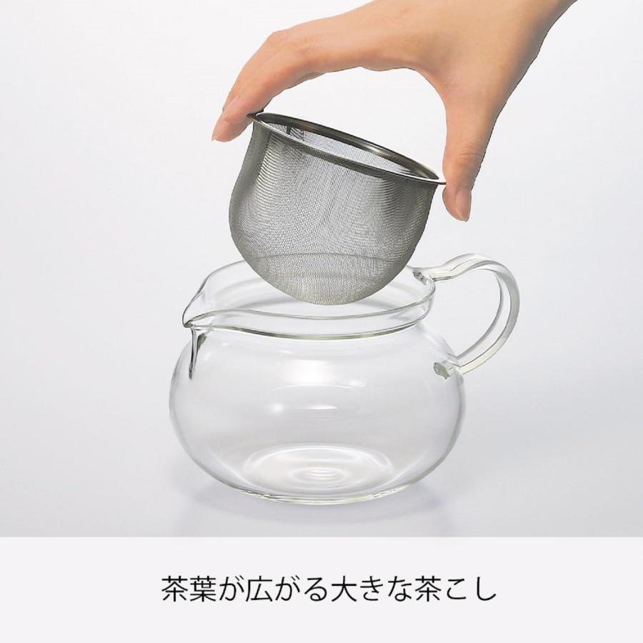 HARIO(ハリオ) 茶茶急須 透明 実用容量450ml 丸 電子レンジ対応 CHJMN-45T プレゼント ギフト おしゃれ キッチン用品 | HARIO | 01