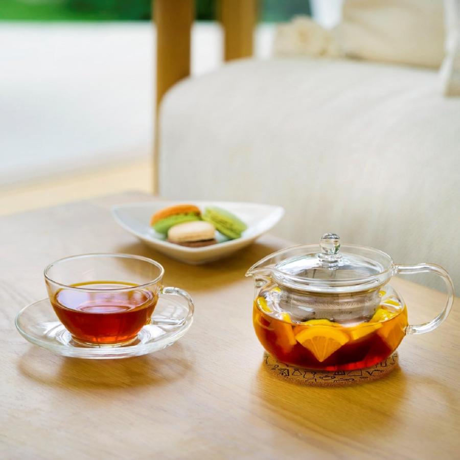 HARIO(ハリオ) 茶茶急須 透明 実用容量450ml 丸 電子レンジ対応 CHJMN-45T プレゼント ギフト おしゃれ キッチン用品 | HARIO | 06