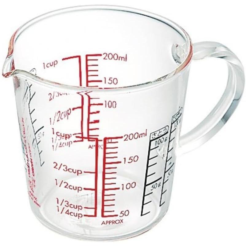 HARIO(ハリオ) メジャーカップワイド 200ml 日本製 CMJW-200 プレゼント ギフト おしゃれ キッチン用品 日本製 | HARIO