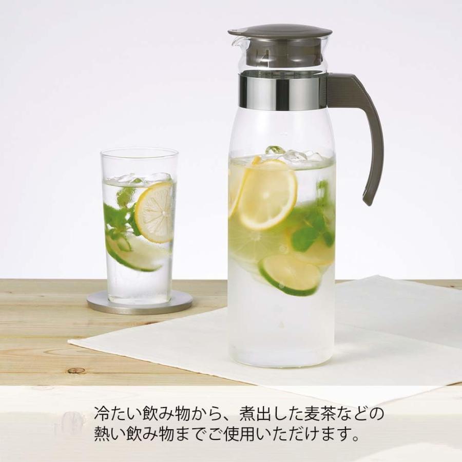 HARIO (ハリオ) 冷蔵庫 ポット スリム N チャコールグレー 1400ml RPLN-14-CGR プレゼント おしゃれ キッチン用品 日本製 | HARIO | 11