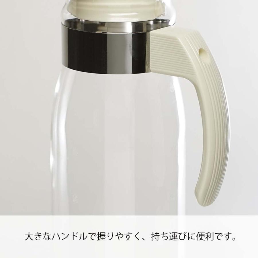 HARIO (ハリオ) 冷蔵庫 ポット スリム N チャコールグレー 1400ml RPLN-14-CGR プレゼント おしゃれ キッチン用品 日本製 | HARIO | 07
