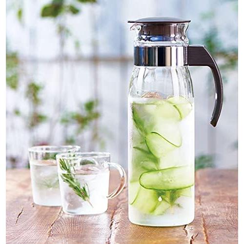 HARIO (ハリオ) 冷蔵庫 ポット スリム N チャコールグレー 1400ml RPLN-14-CGR プレゼント おしゃれ キッチン用品 日本製 | HARIO | 06