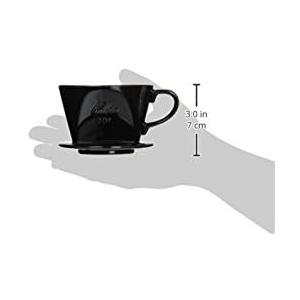カリタ Kalita コーヒー ドリッパー 陶器製 1-2人用 01005 ロト ブラック プレゼント ギフト おしゃれ コーヒー用品 単品 | Kalita | 03