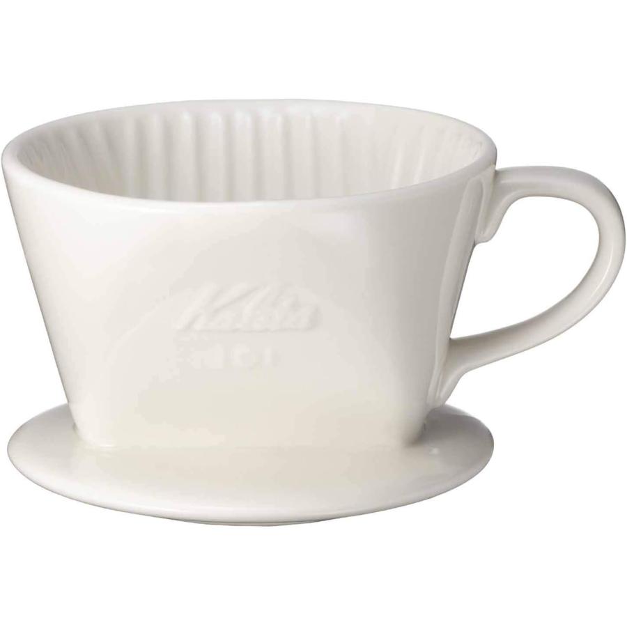 カリタ Kalita コーヒー ドリッパー 陶器製 1-2人用 01001 ロト ホワイト プレゼント ギフト おしゃれ コーヒー用品 | Kalita