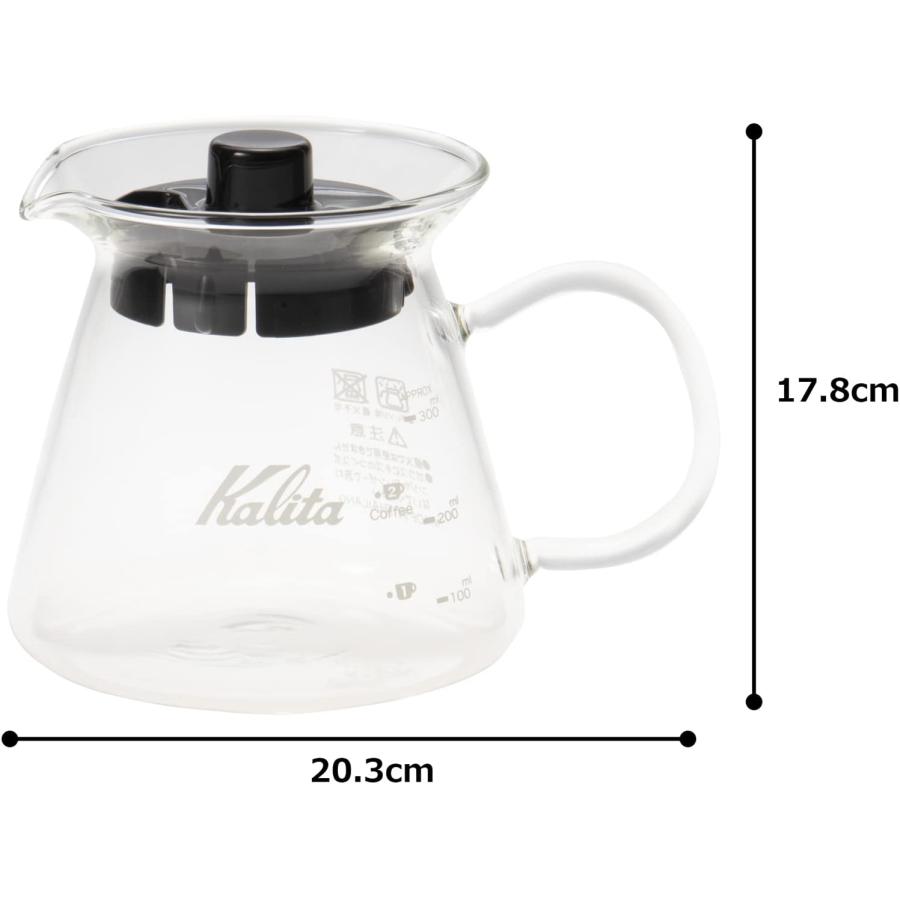 カリタ Kalita コーヒーサーバー ウェーブシリーズ 300ml 1-2人用 G 31253 プレゼント ギフト おしゃれ コーヒー用品 | Kalita | 07
