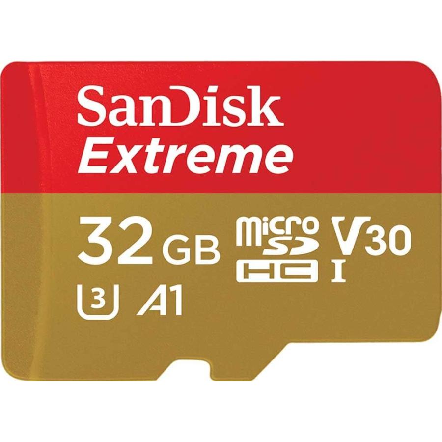 サンディスク microSD 32GB UHS-I U3 V30 Full HD & 4K SanDisk Extreme SDSQXAT-032G-GH3MA 新パッケージ | SanDisk Ultra