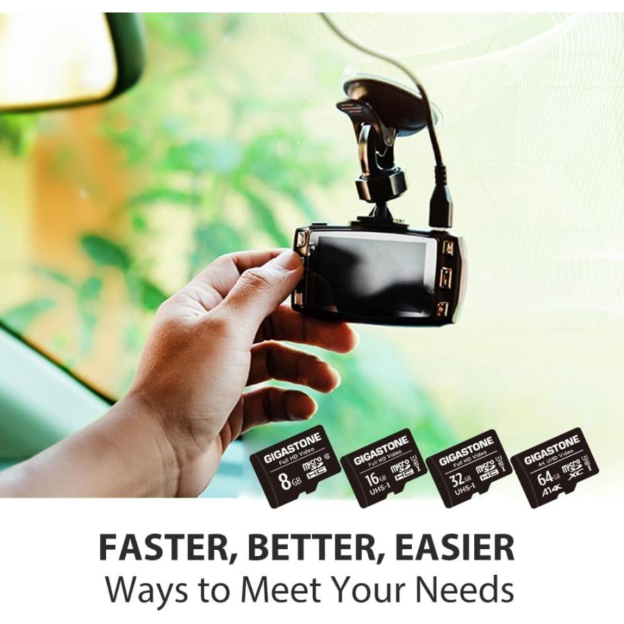 Gigastone マイクロSDカード 16GB 2個セット SDアダプタ付き ミニ収納ケース付き SDHC U1 Class 10 85MB/S UHS-I フルHD 動画 | ブランド登録なし | 04