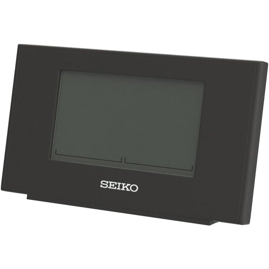 SEIKO プレミアム 電波置き時計 SEIKO（セイコー） セイコークロック 置き時計 黒メタリック 目覚まし
