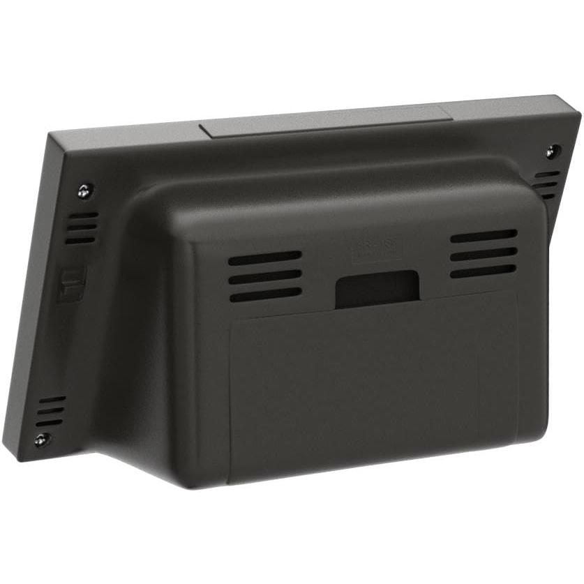 リズム(RHYTHM) 目覚まし時計 電波時計 温度計・湿度計付き フィットウェーブスマート 黒 7.7×12×5.4cm 8RZ166SR02 | RHYTHM（時計） | 15