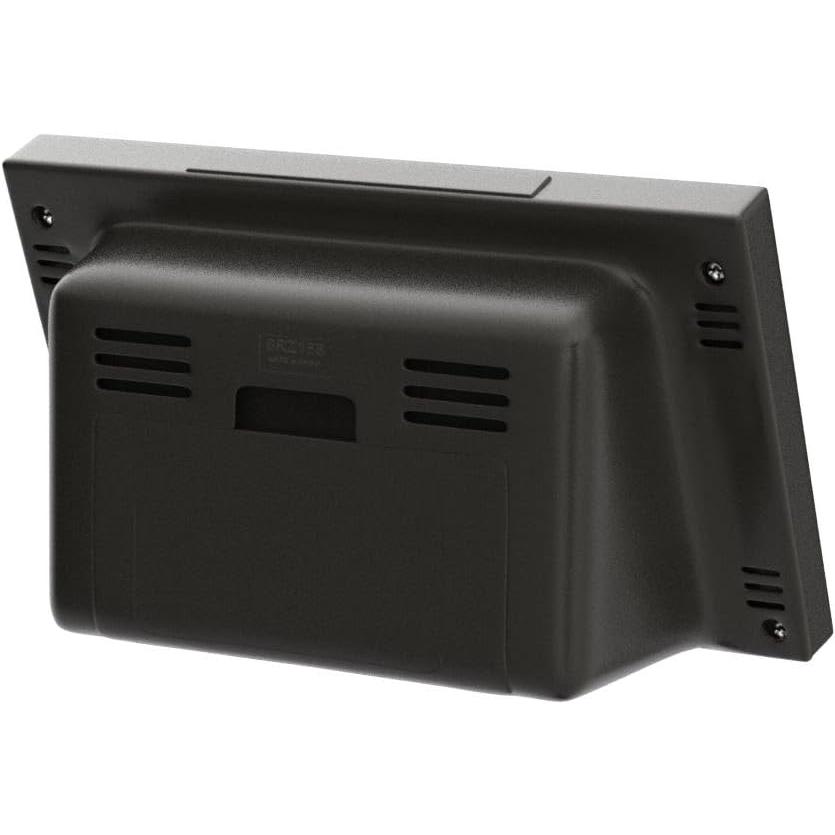 リズム(RHYTHM) 目覚まし時計 電波時計 温度計・湿度計付き フィットウェーブスマート 黒 7.7×12×5.4cm 8RZ166SR02 | RHYTHM（時計） | 16