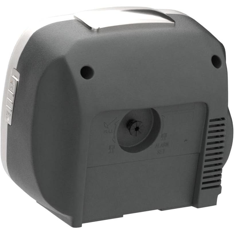 フォルミア(Formia) 目覚まし時計 白 アナログ スタンダードめざまし 静音 連続秒針 蓄光文字盤 ライト付き HT-A015W | ブランド登録なし | 10