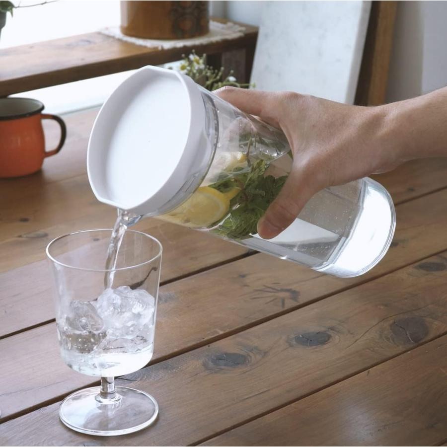HARIO(ハリオ)フリーザーポットJUSIO 実用容量1100ml ホワイト トライタン 割れにくい 熱湯・食洗器OK 冷水筒 日本製 FPJ-11-W ホワイト | ブランド登録なし | 10