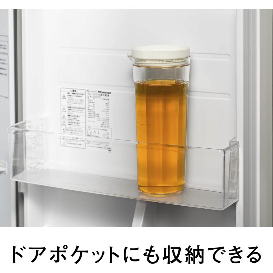HARIO(ハリオ)フリーザーポットJUSIO 実用容量1100ml ホワイト トライタン 割れにくい 熱湯・食洗器OK 冷水筒 日本製 FPJ-11-W ホワイト | ブランド登録なし | 03