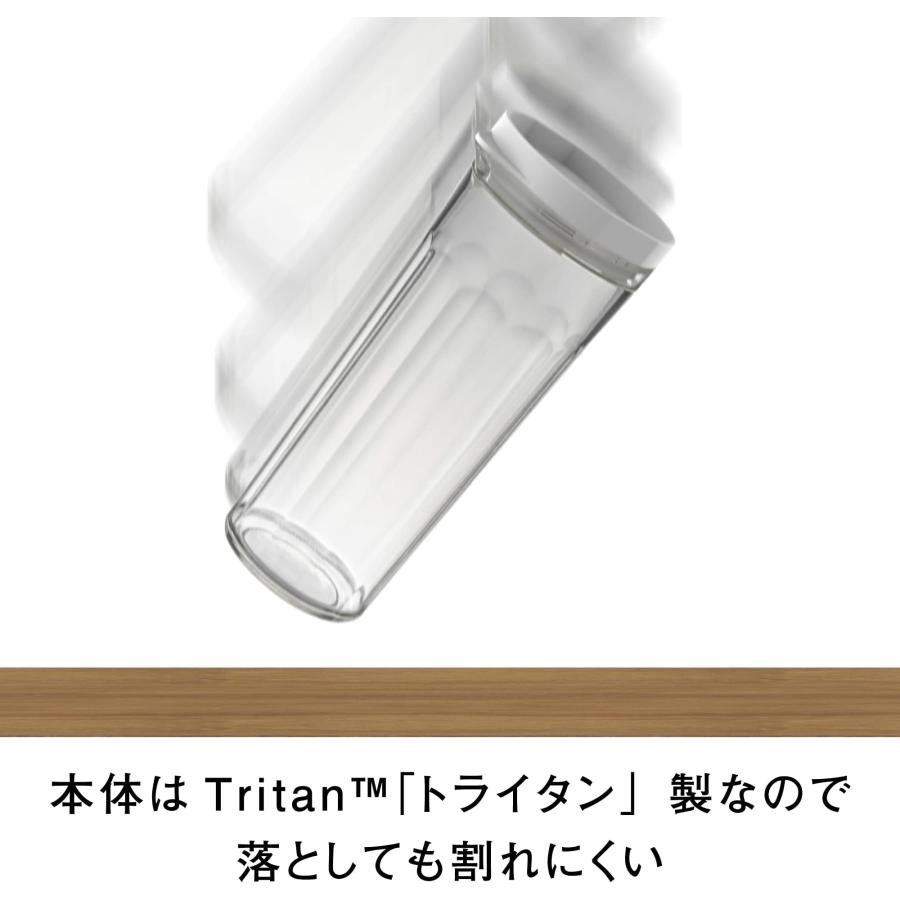 HARIO(ハリオ)フリーザーポットJUSIO 実用容量1100ml ホワイト トライタン 割れにくい 熱湯・食洗器OK 冷水筒 日本製 FPJ-11-W ホワイト | ブランド登録なし | 06