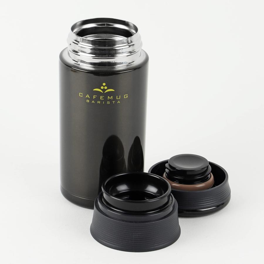 パール金属 水筒 350ml 直飲み 軽量 ステンレス マグボトル ブラック カフェマグ バリスタ HB-2606 350ml ブラック | パール金属 | 04