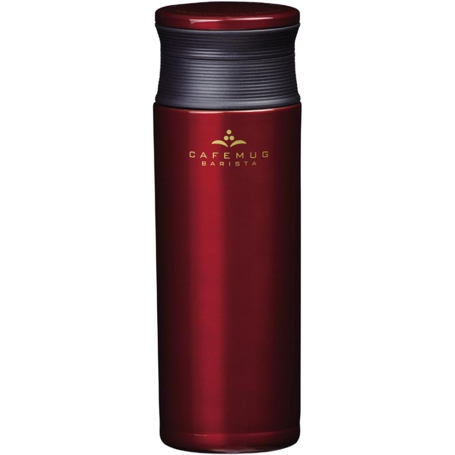 パール金属 水筒 500ml 直飲み 軽量 ステンレス マグボトル コーヒーチェリー カフェマグ バリスタ HB-2610 | パール金属