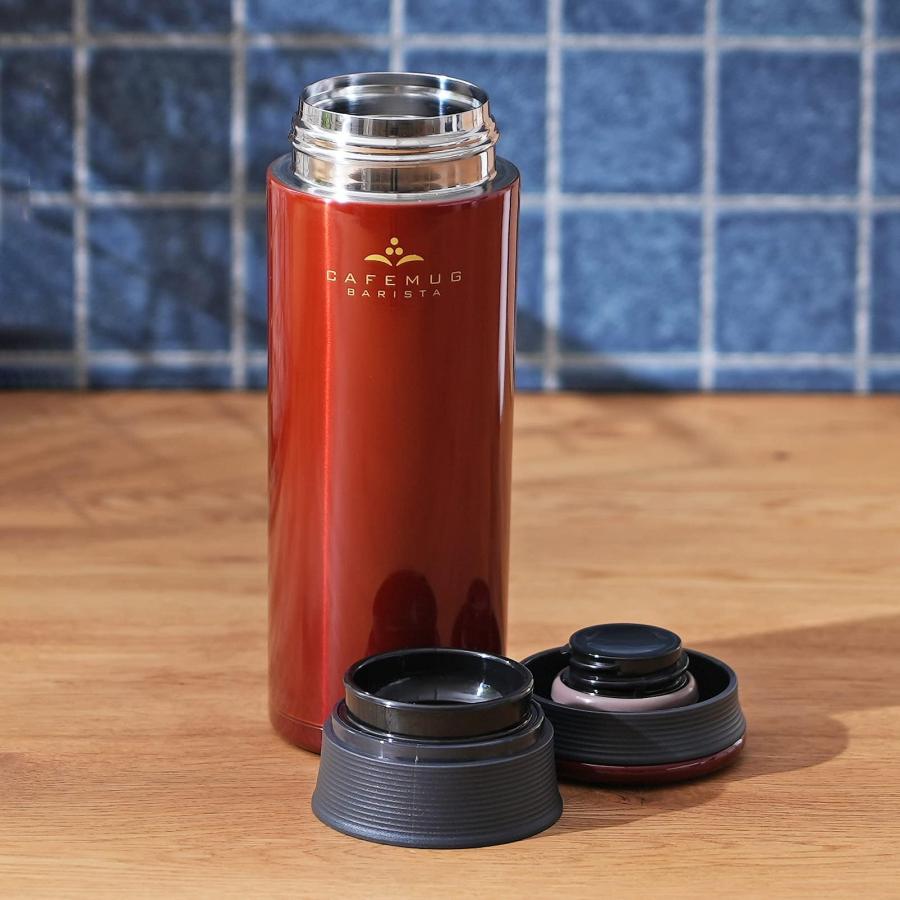 パール金属 水筒 500ml 直飲み 軽量 ステンレス マグボトル コーヒーチェリー カフェマグ バリスタ HB-2610 | パール金属 | 04