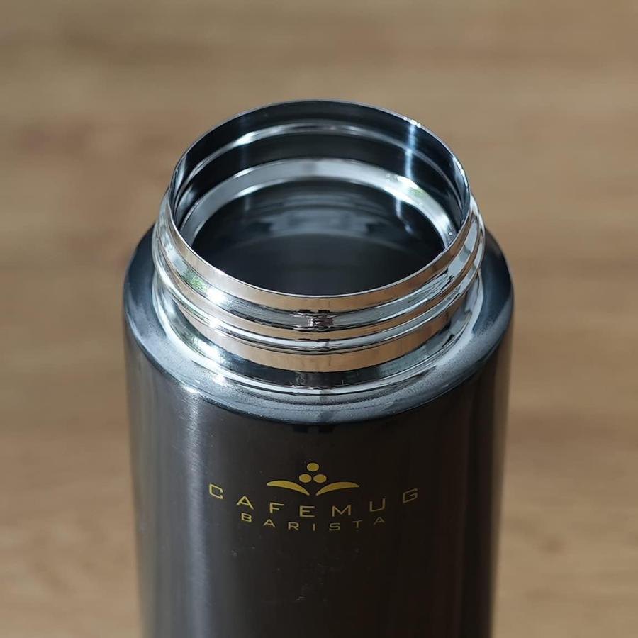 パール金属 水筒 500ml 直飲み 軽量 ステンレス マグボトル ブラック カフェマグ バリスタ HB-2609 ブラック | パール金属 | 05