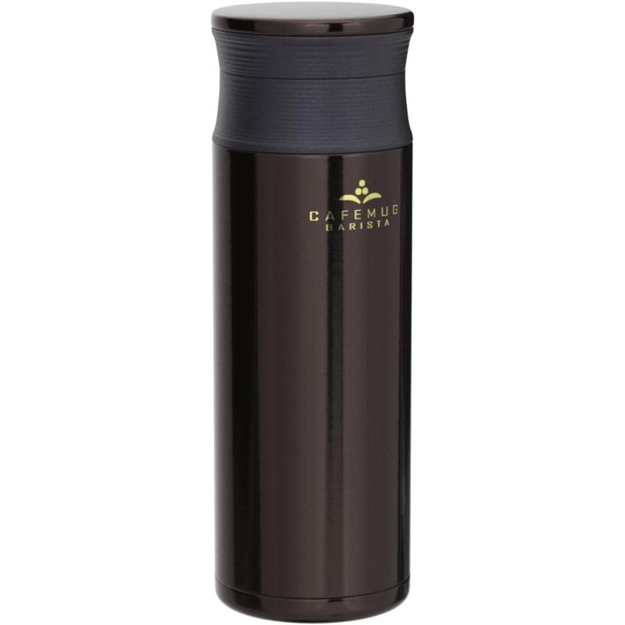 パール金属 水筒 500ml 直飲み 軽量 ステンレス マグボトル ブラック カフェマグ バリスタ HB-2609 ブラック | パール金属 | 06
