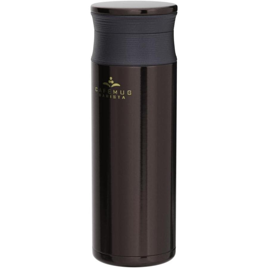 パール金属 水筒 500ml 直飲み 軽量 ステンレス マグボトル ブラック カフェマグ バリスタ HB-2609 ブラック | パール金属 | 07