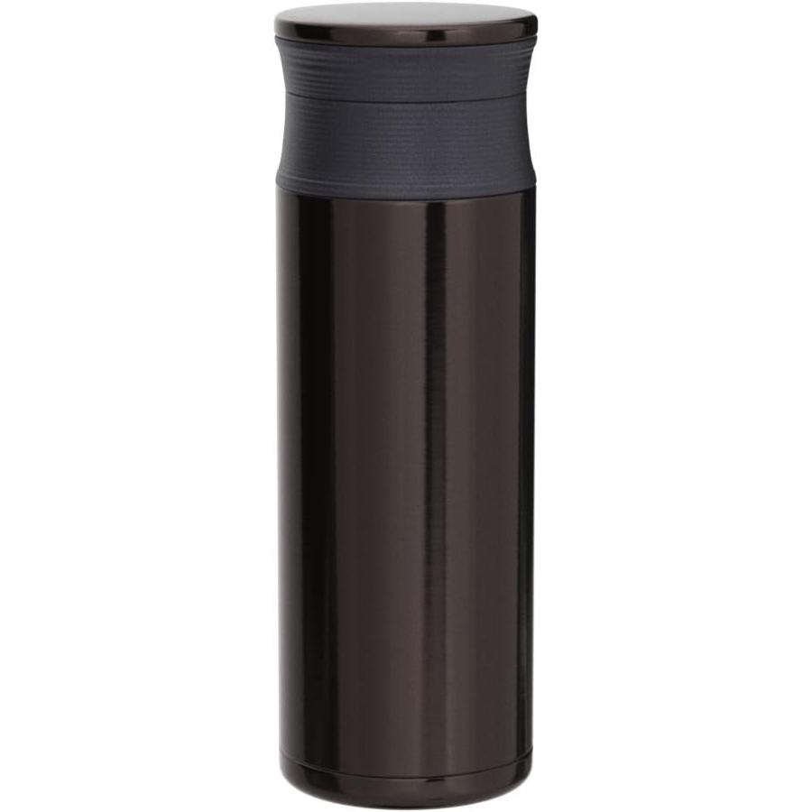 パール金属 水筒 500ml 直飲み 軽量 ステンレス マグボトル ブラック カフェマグ バリスタ HB-2609 ブラック | パール金属 | 09