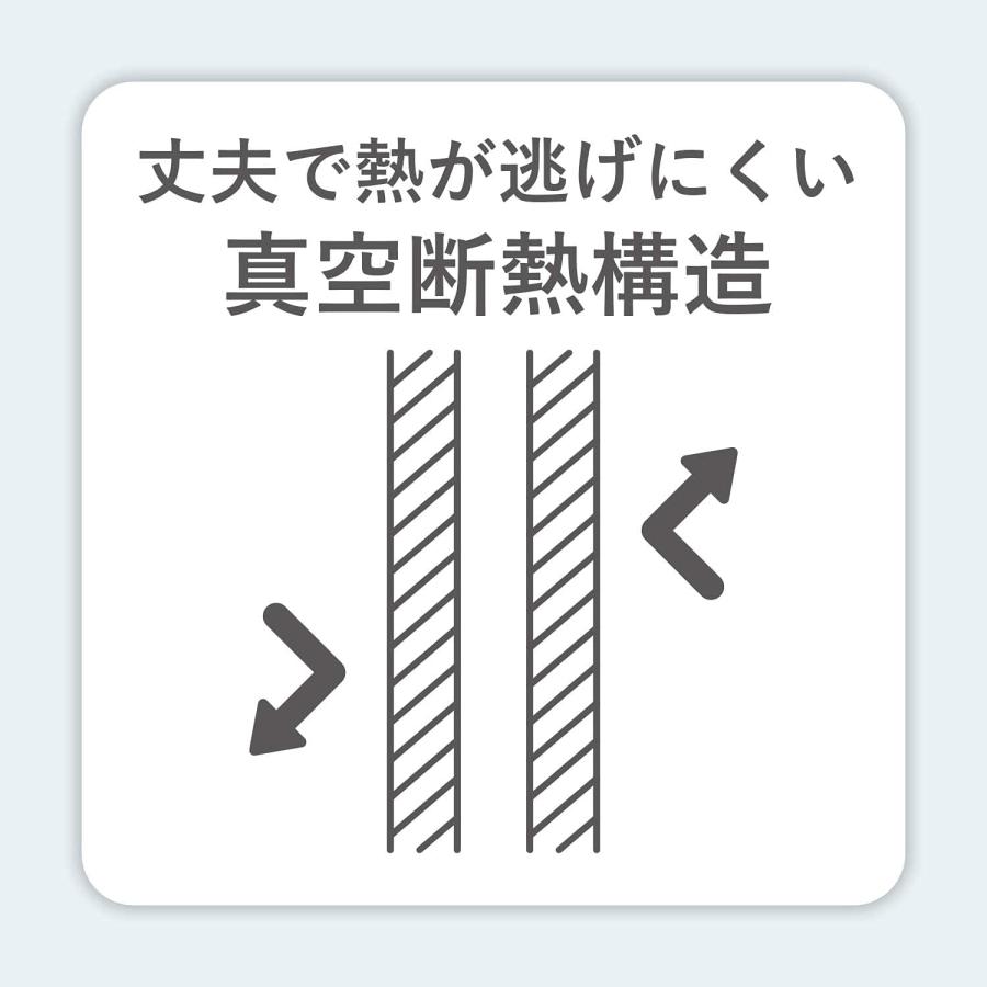 和平フレイズ 水筒 マグボトル 200ml ブラック 抗菌 真空断熱構造 保温 保冷 無地 オミット RH-1508 200ml ブラック ワンタッチ栓(スリム) | 和平フレイズ | 03