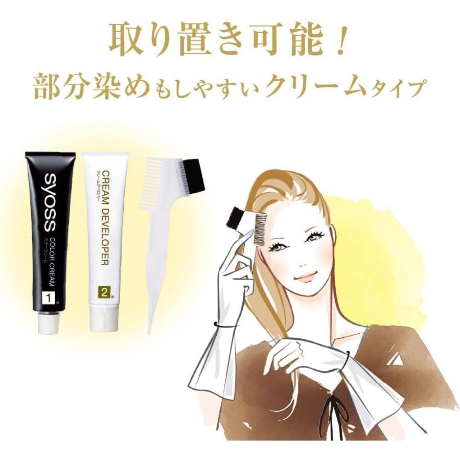 サイオス オレオクリーム ヘアカラー 5N ココアブラウン(サロン品質