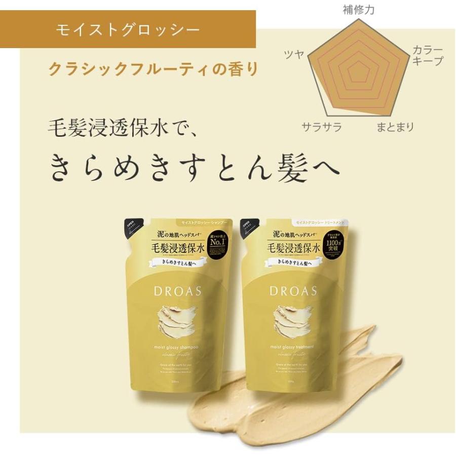 DROAS ドロアス | トリートメント 詰め替え モイストグロッシー 350g 1.モイストグロッシー | DROAS | 01