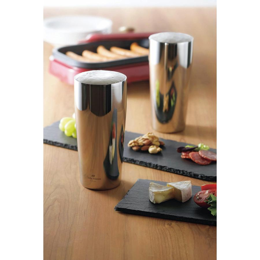 Kakusee（カクセー） 真空二重 タンブラー 630ml シルバー 鏡面加工