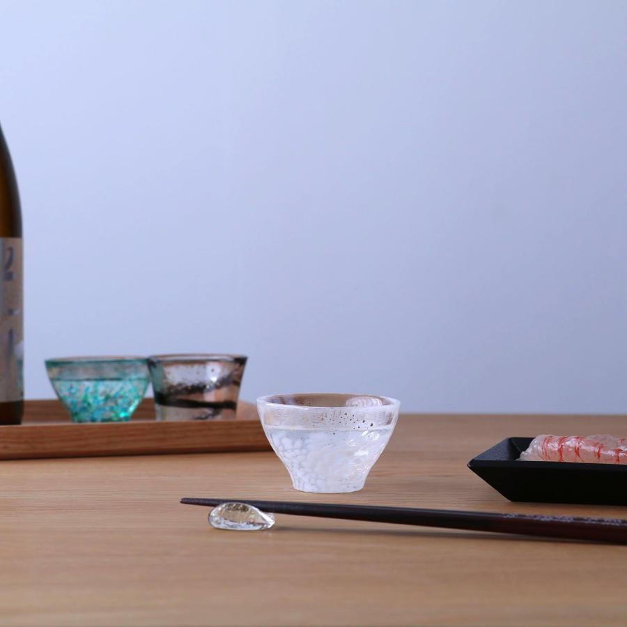 ADERIA アデリア ADERIA津軽びいどろ 盃 わたゆき 85ml 日本製 化粧箱